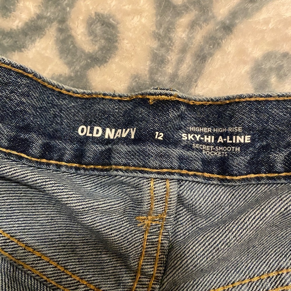 High Rise Denim Shorts - Picture 3 of 5